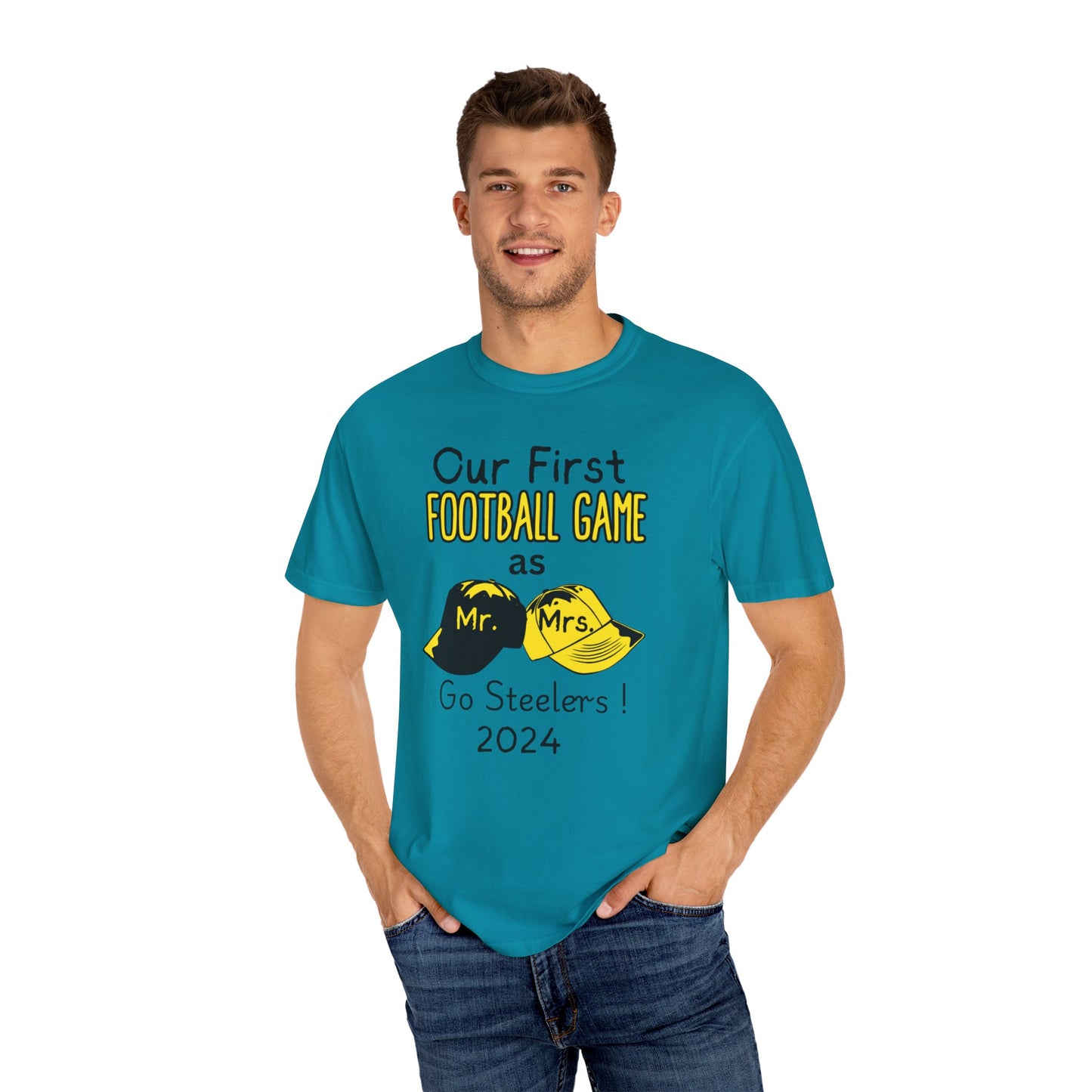 Our First Football Game, Steeler T- Shirt