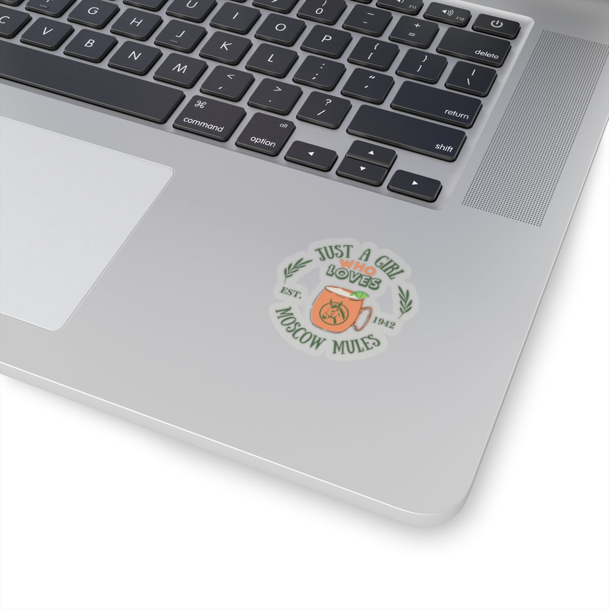 Just a girl moscow Mules ,Kiss Cut Stickers