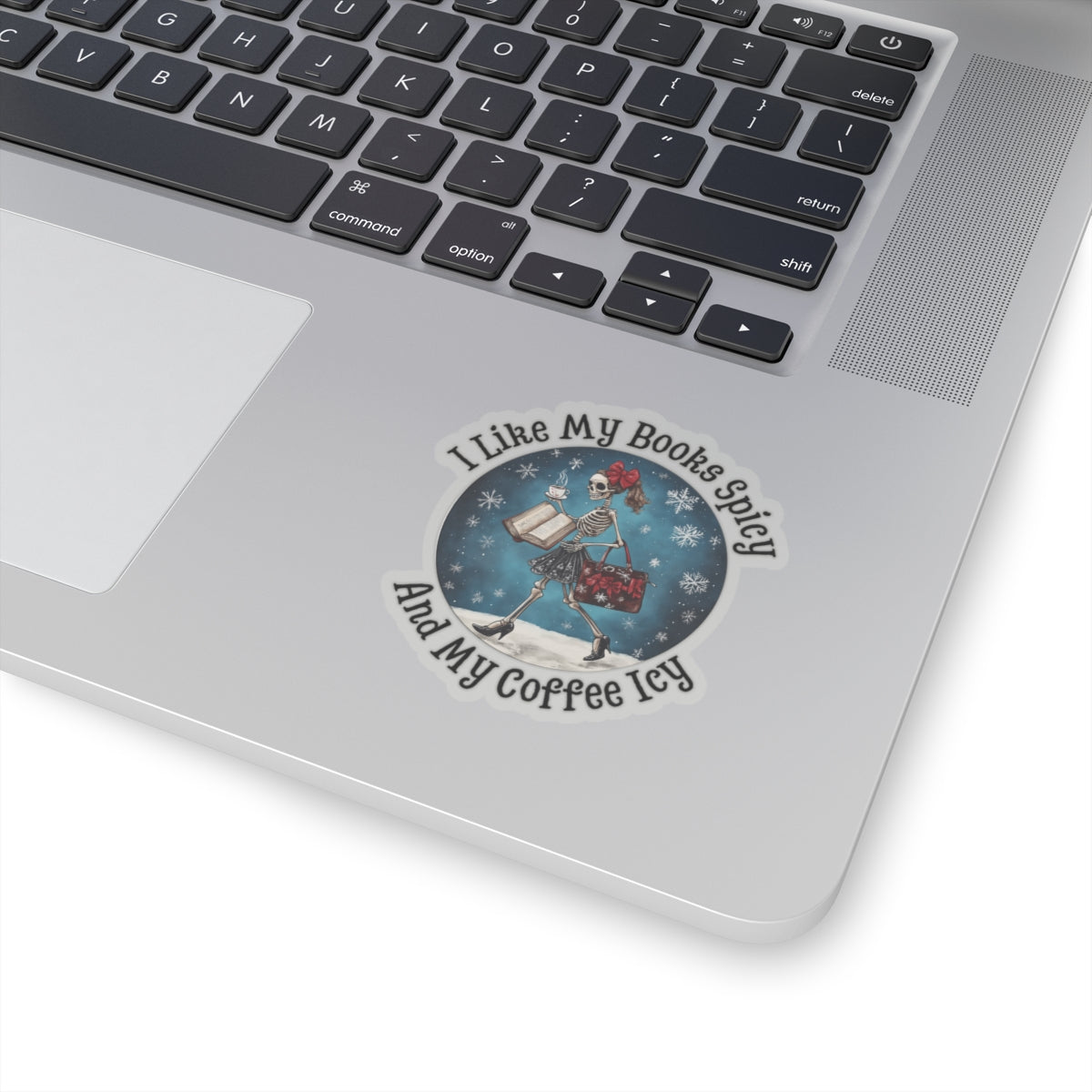 Books Spicey Coffee Icy Kiss-Cut Stickers
