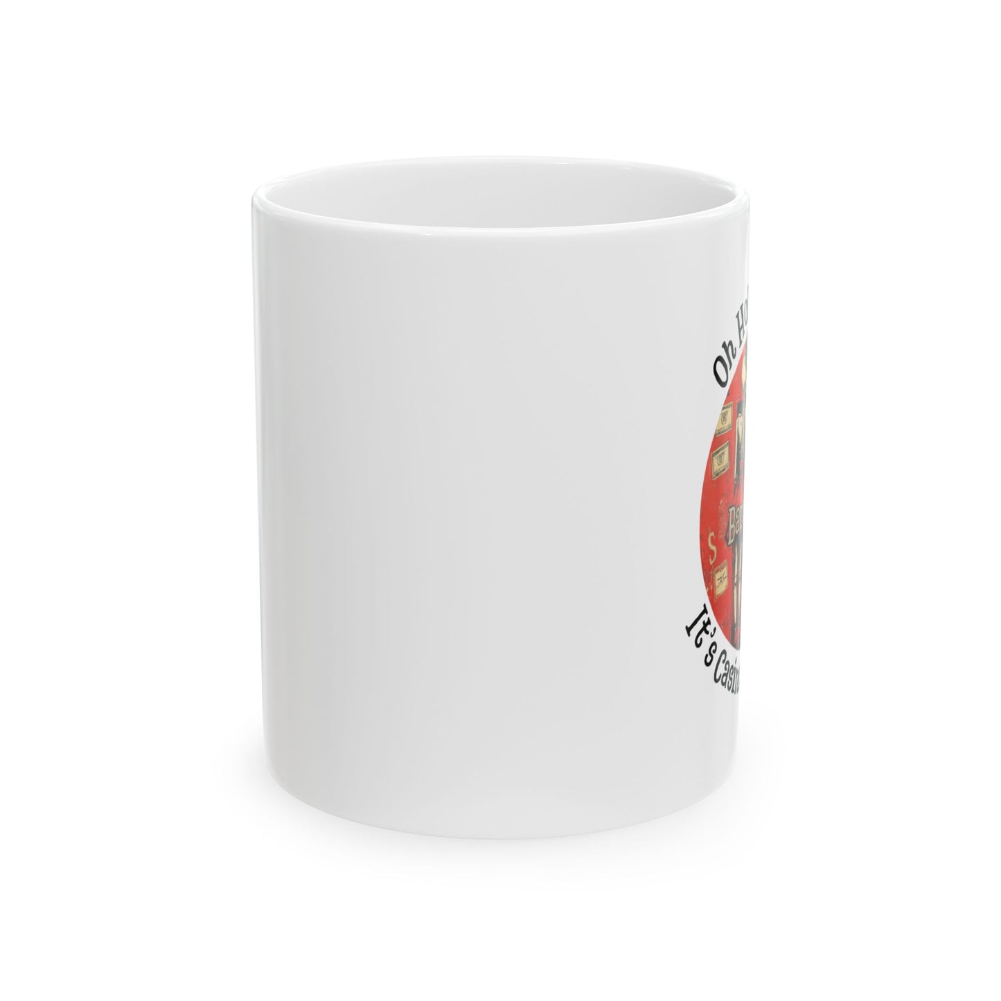 Skeleton Casino Coffee Book lover Ceramic Mug,