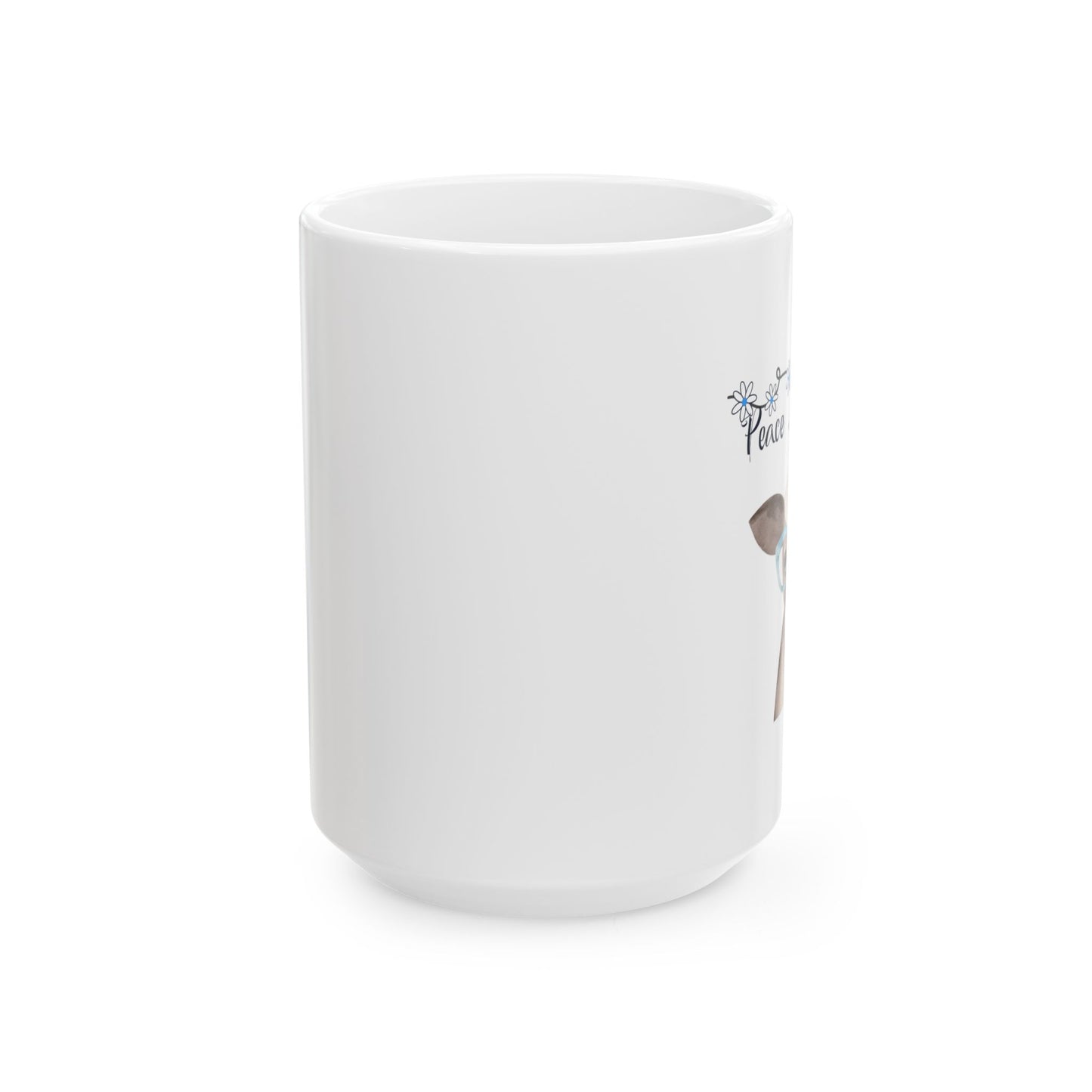 Peace and Love Collection, Pigs, 15 oz. Mug,