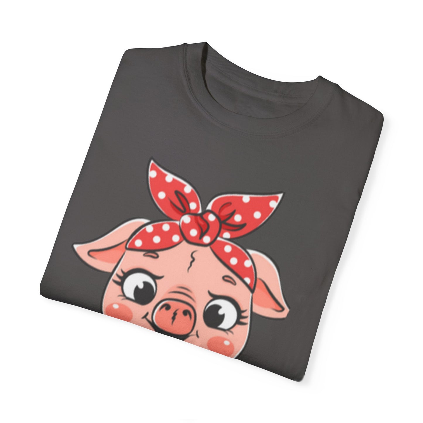 Cute Momma Pig, Unisex Garment-Dyed T-shirt