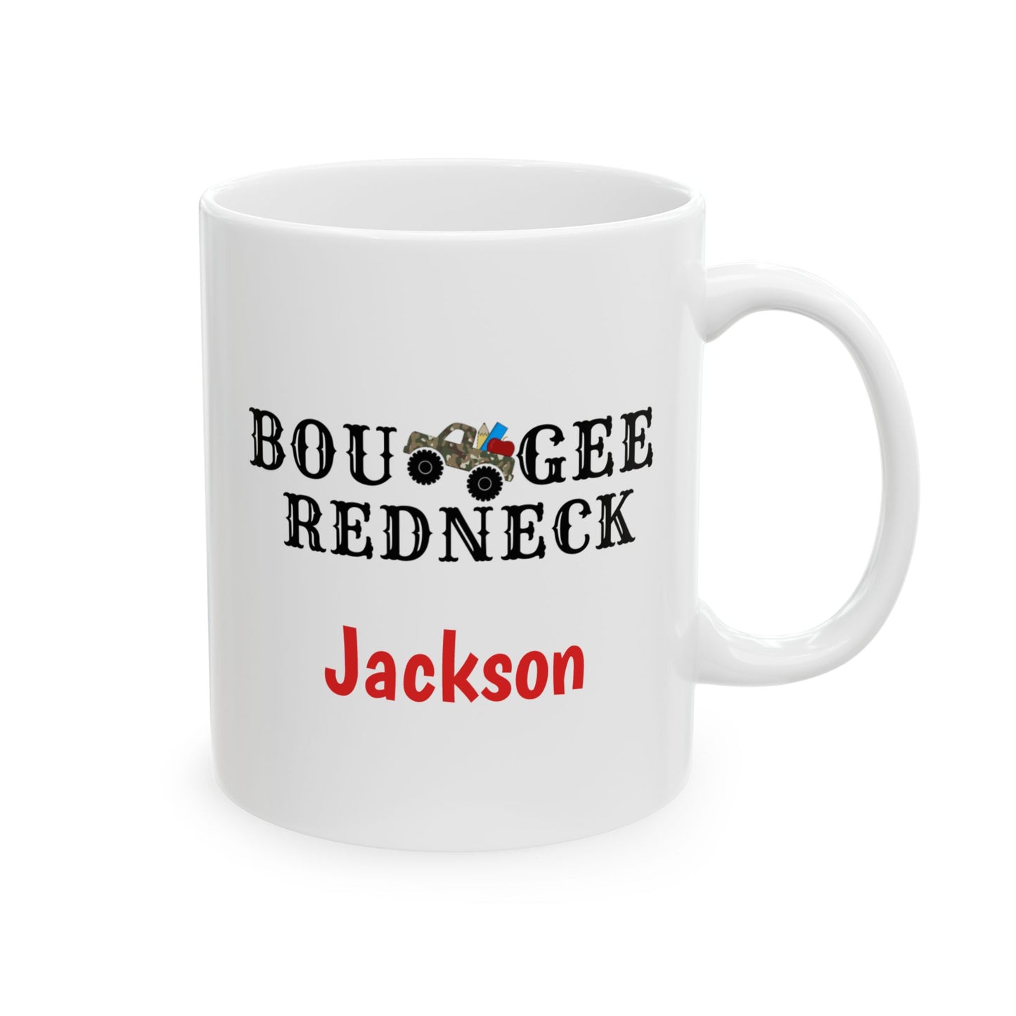 Big Truck Redneck Country Ceramic Mug,