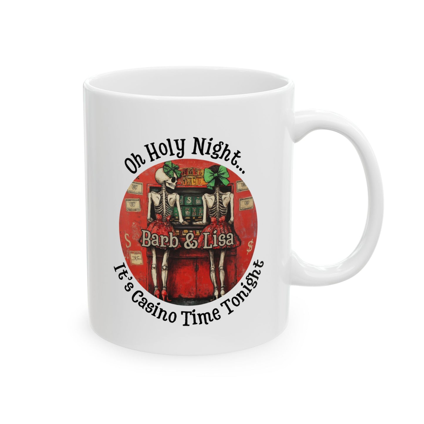 Skeleton Casino Coffee Book lover Ceramic Mug,