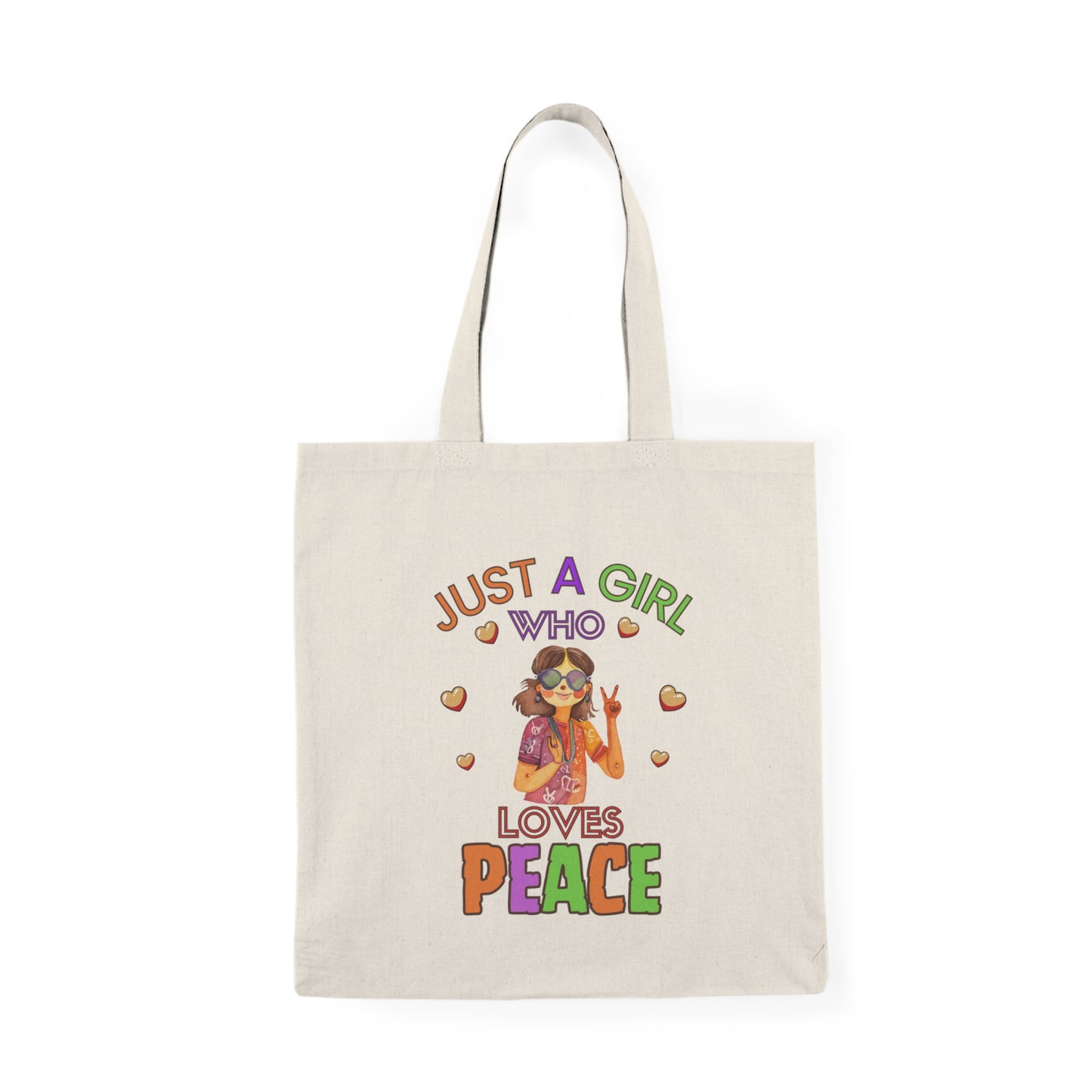 Just a Girl Peace and Love, Tote