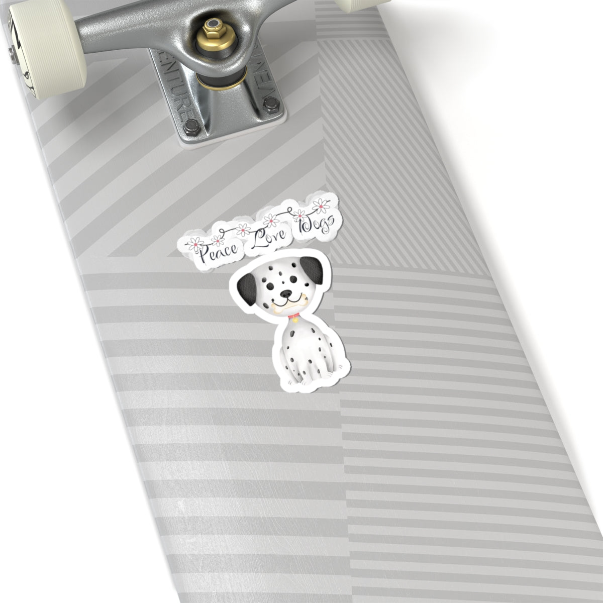 Peace, Love and Dogs,Kiss Cut Stickers