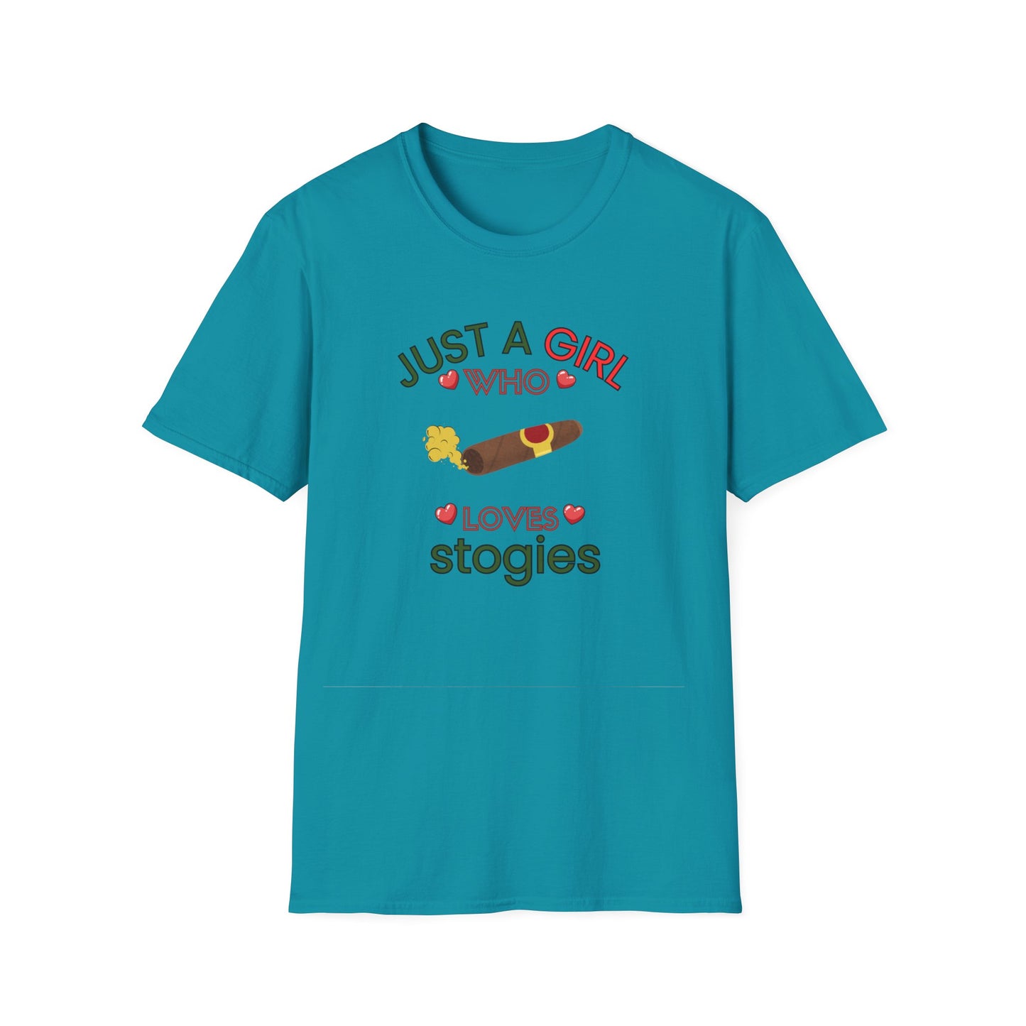 Just a Girl who loves Cigars, Unisex Softstyle T-Shirt