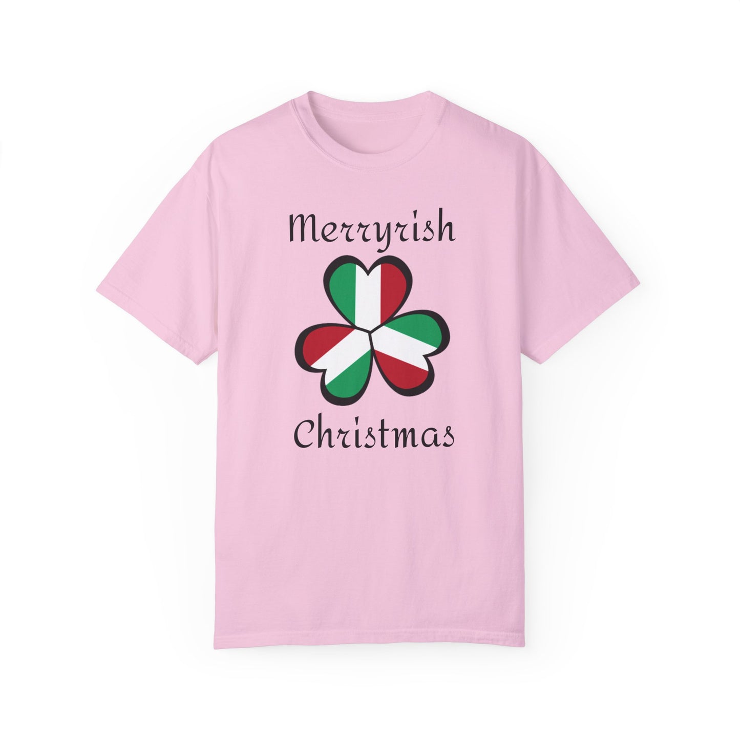 Merryirish Christmas, Unisex Garment-Dyed T-shirt