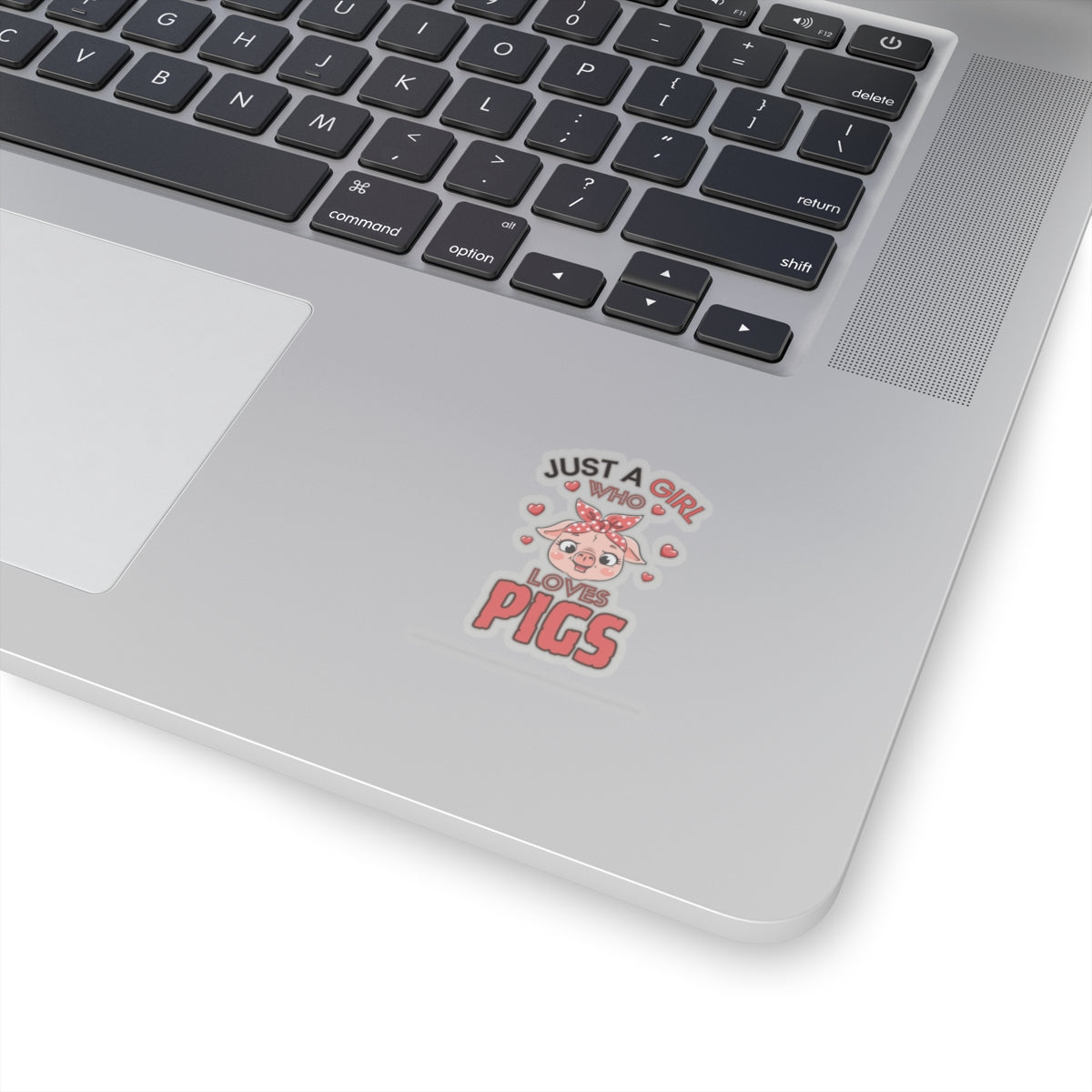 Just a Girl who loves Pigs-Kiss Cut Stickers