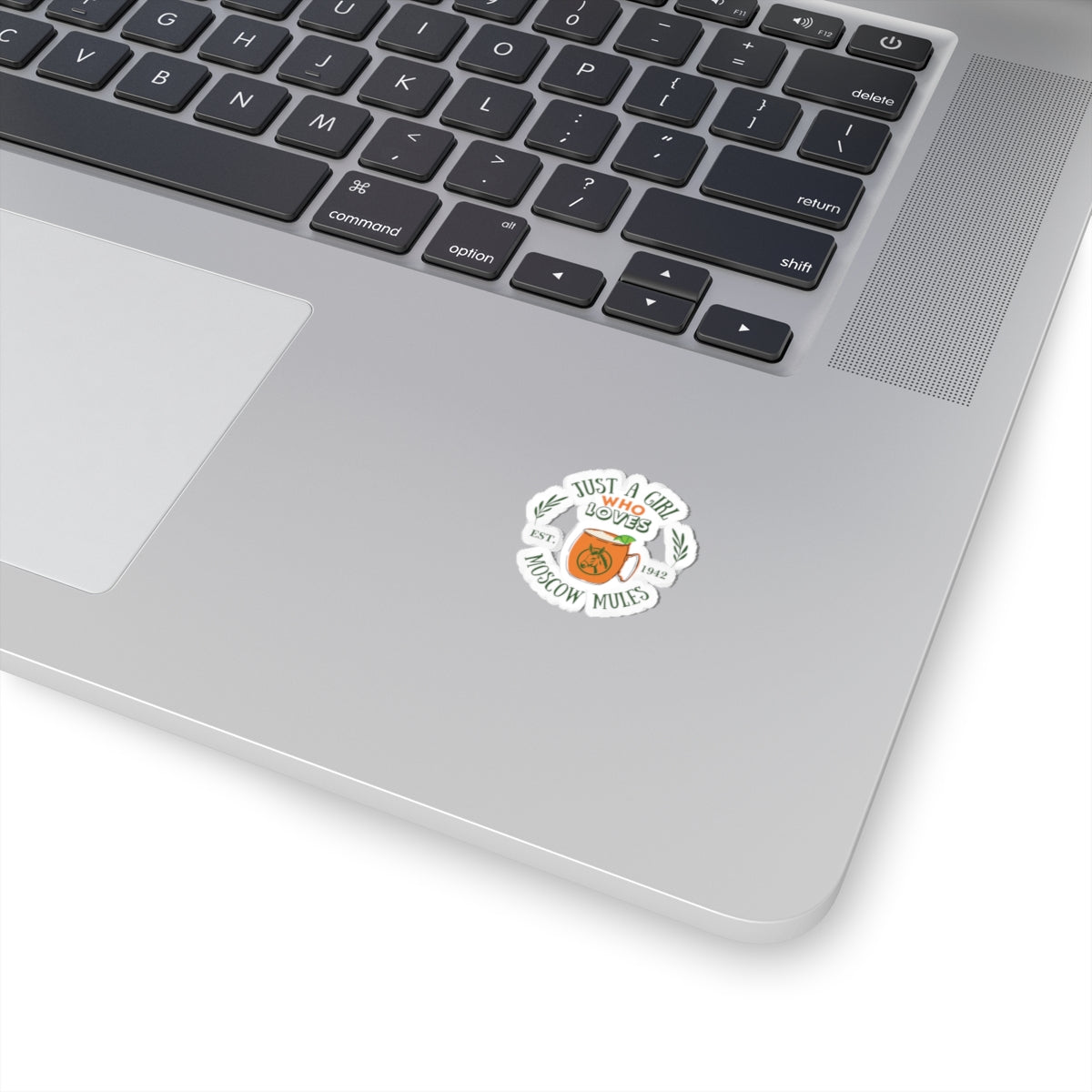 Just a girl moscow Mules ,Kiss Cut Stickers