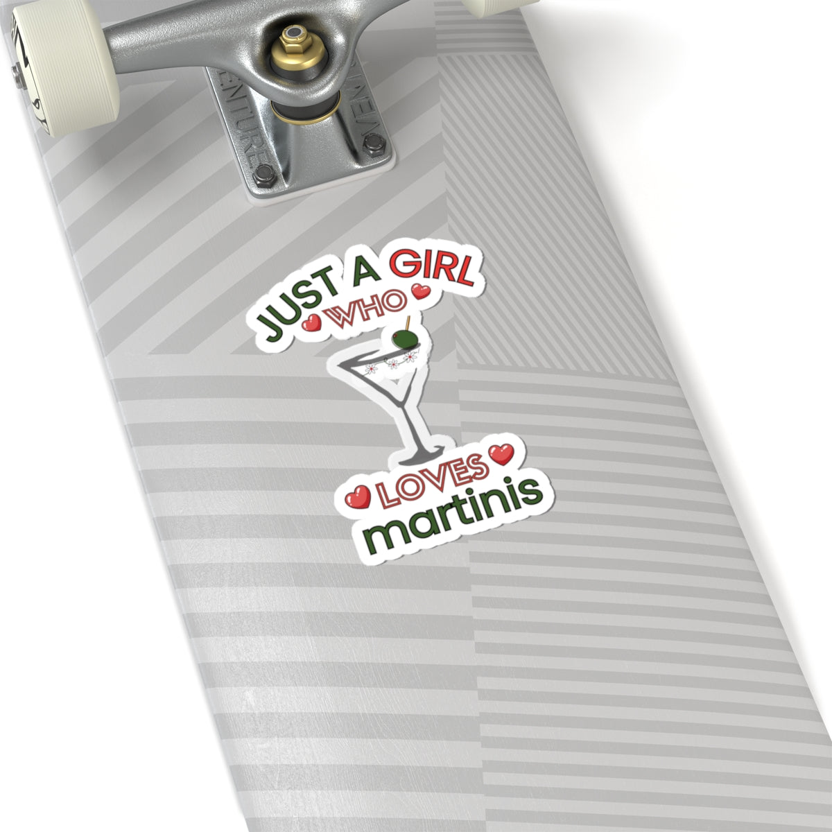 Copy of Just a Girl who love Martinis, Kiss-Cut Stickers