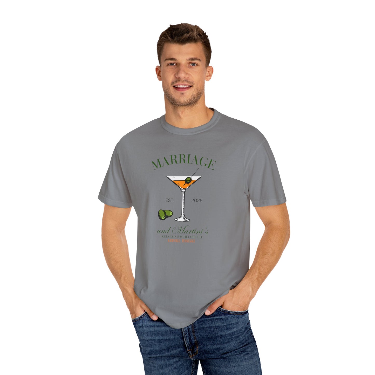 Marriage and Martini Bride to Be T- Shirt