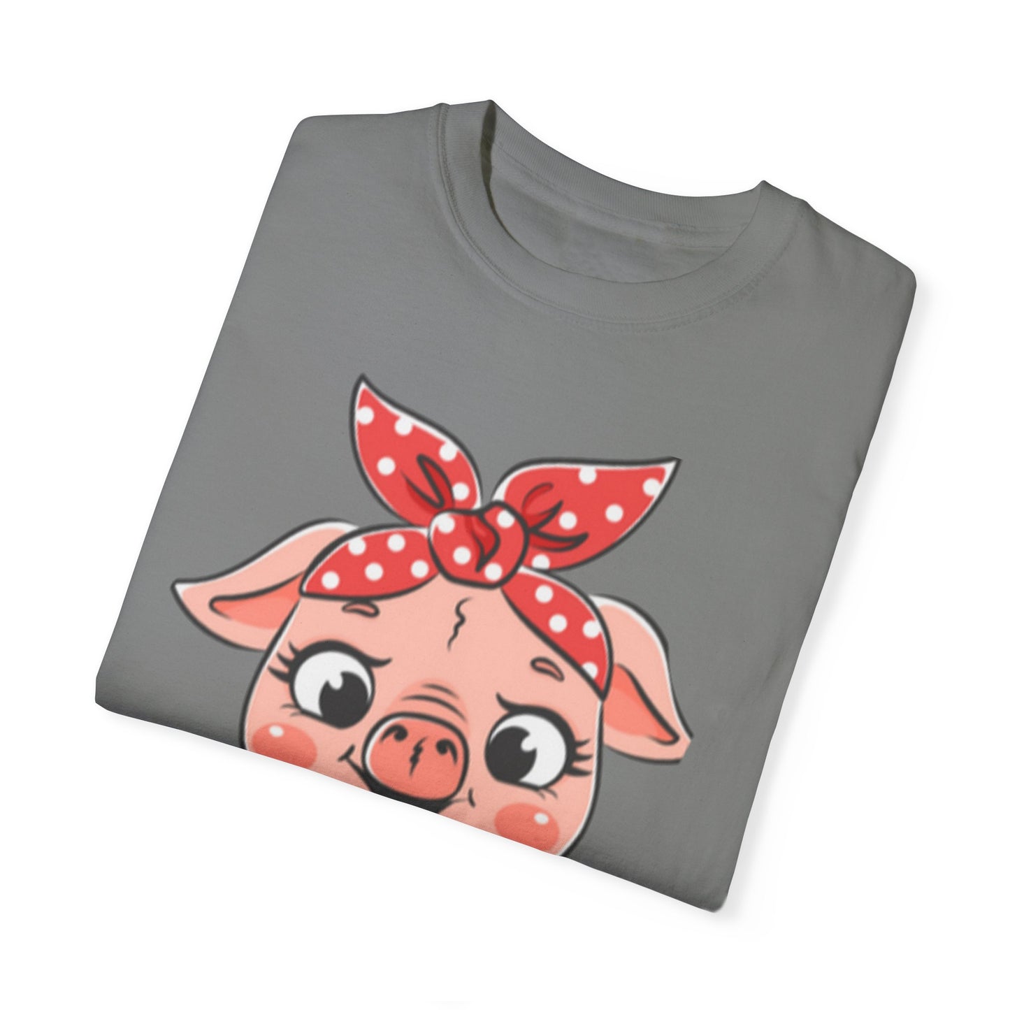 Cute Momma Pig, Unisex Garment-Dyed T-shirt