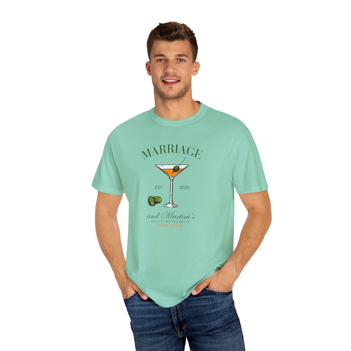 Marriage and Martini Bride to Be T- Shirt