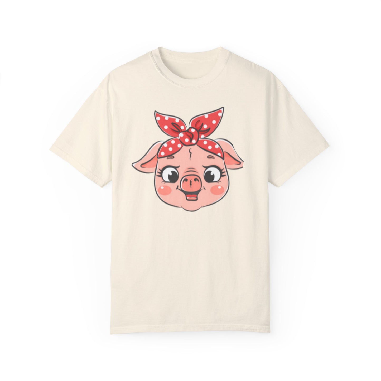 Cute Momma Pig, Unisex Garment-Dyed T-shirt