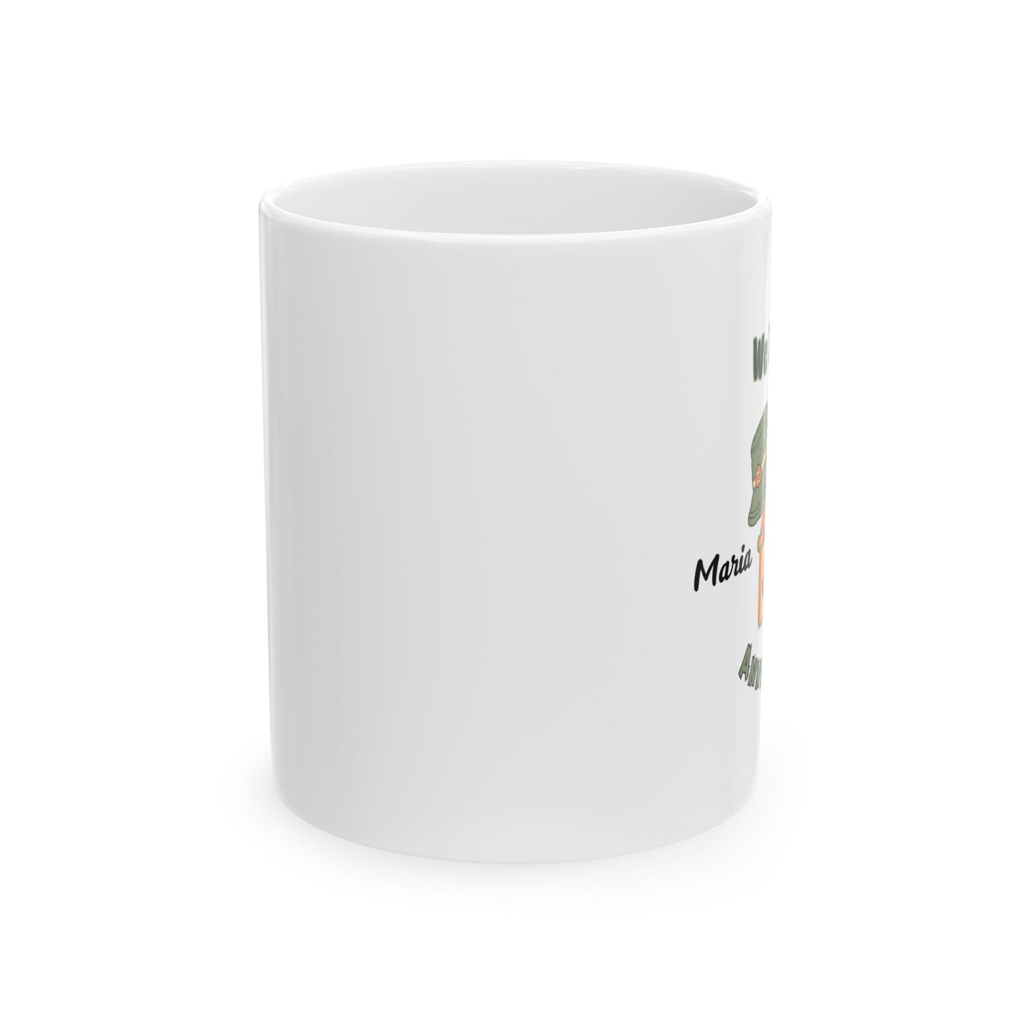 1st Anniversary Fishing Ceramic Mug,