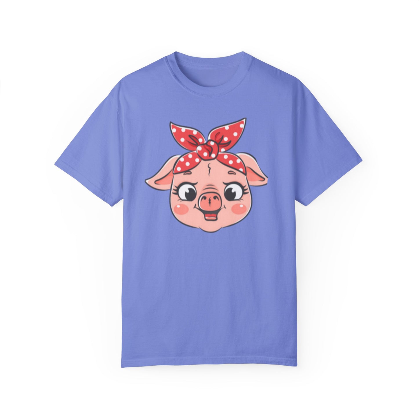 Cute Momma Pig, Unisex Garment-Dyed T-shirt