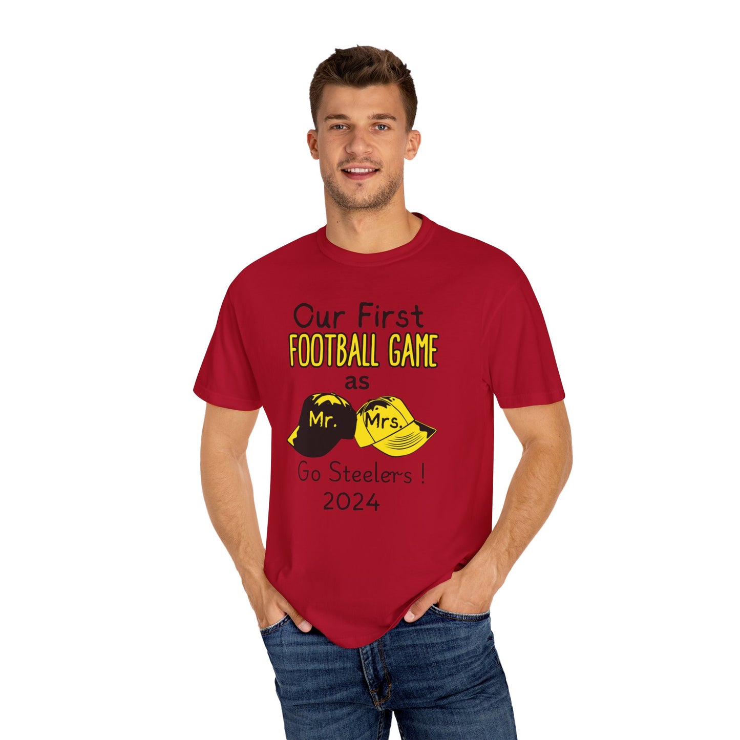 Our First Football Game, Steeler T- Shirt