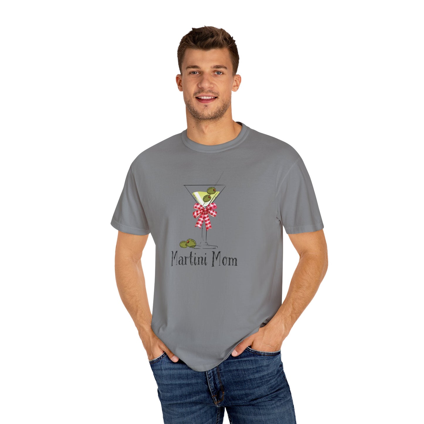 Martini Mom, Unisex Garment-Dyed T-shirt