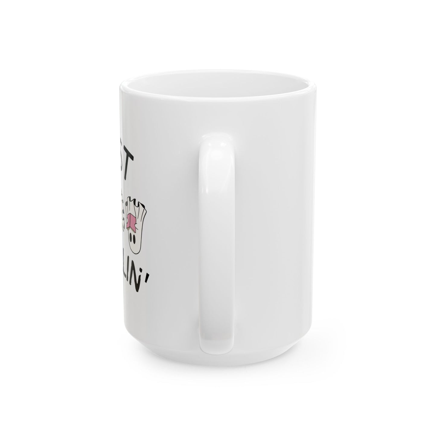 Just Chillin Coffee Book lover Ceramic Mug,
