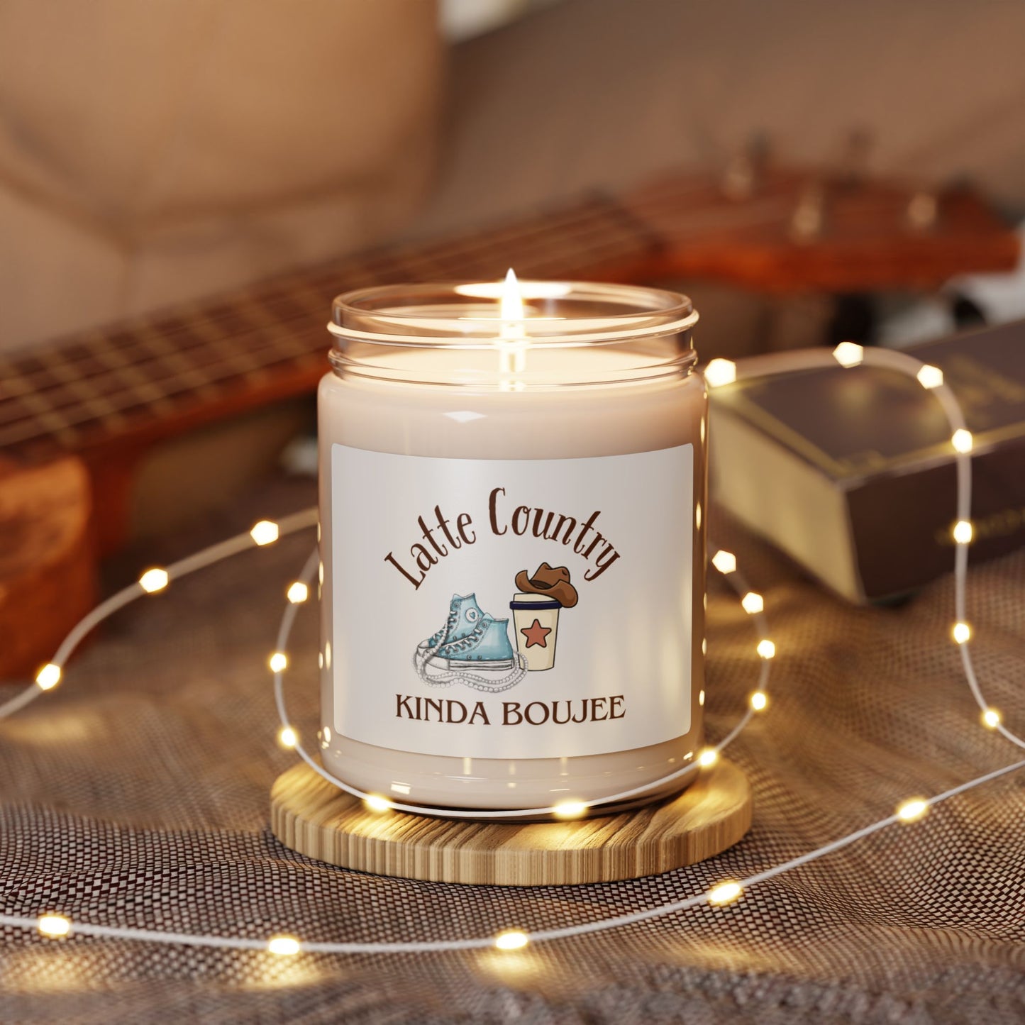 Latte Country Boujee Soy Candle, 9oz