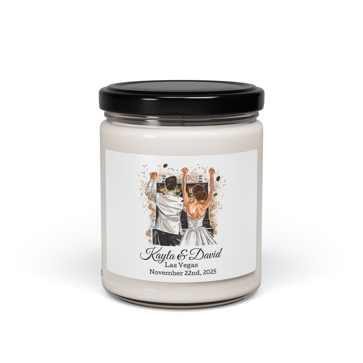 Bride and Groom Scent, Wedding Soy Candle, 9oz