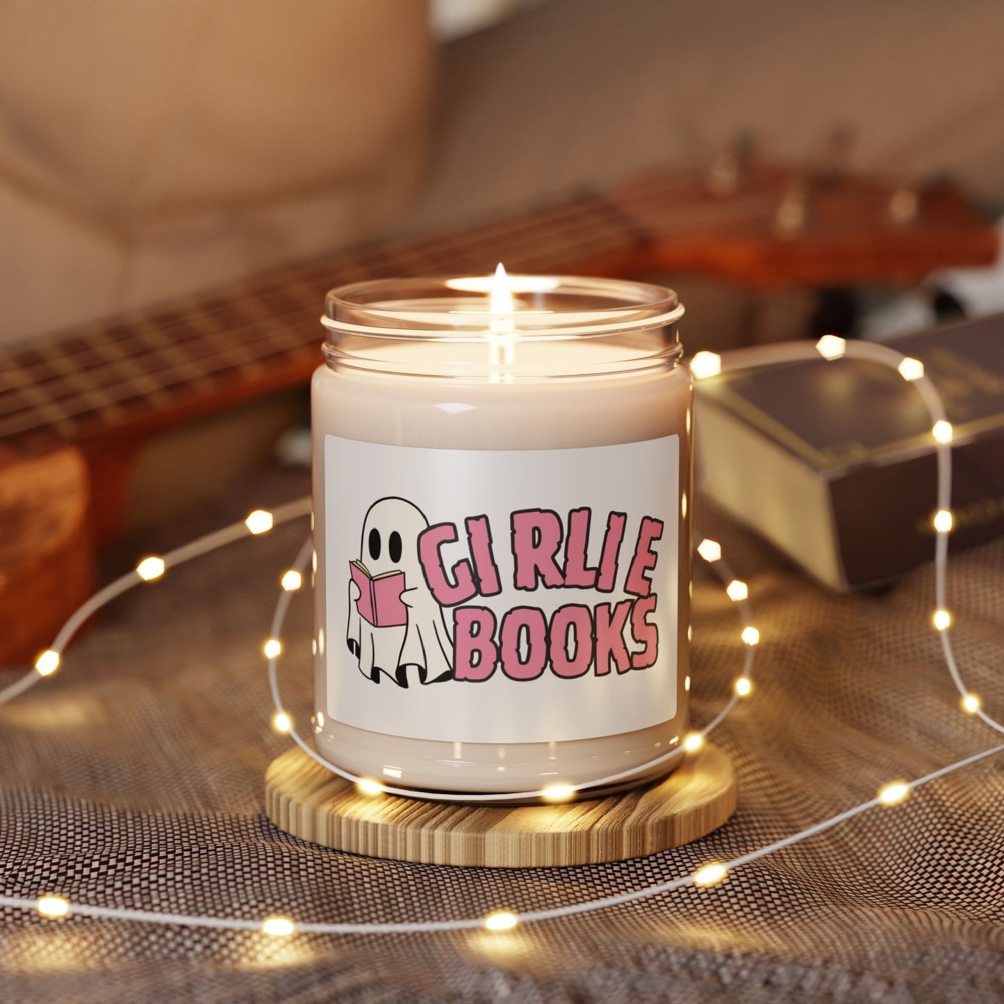 Girlie Book Lover Scented Soy Candle, 9oz