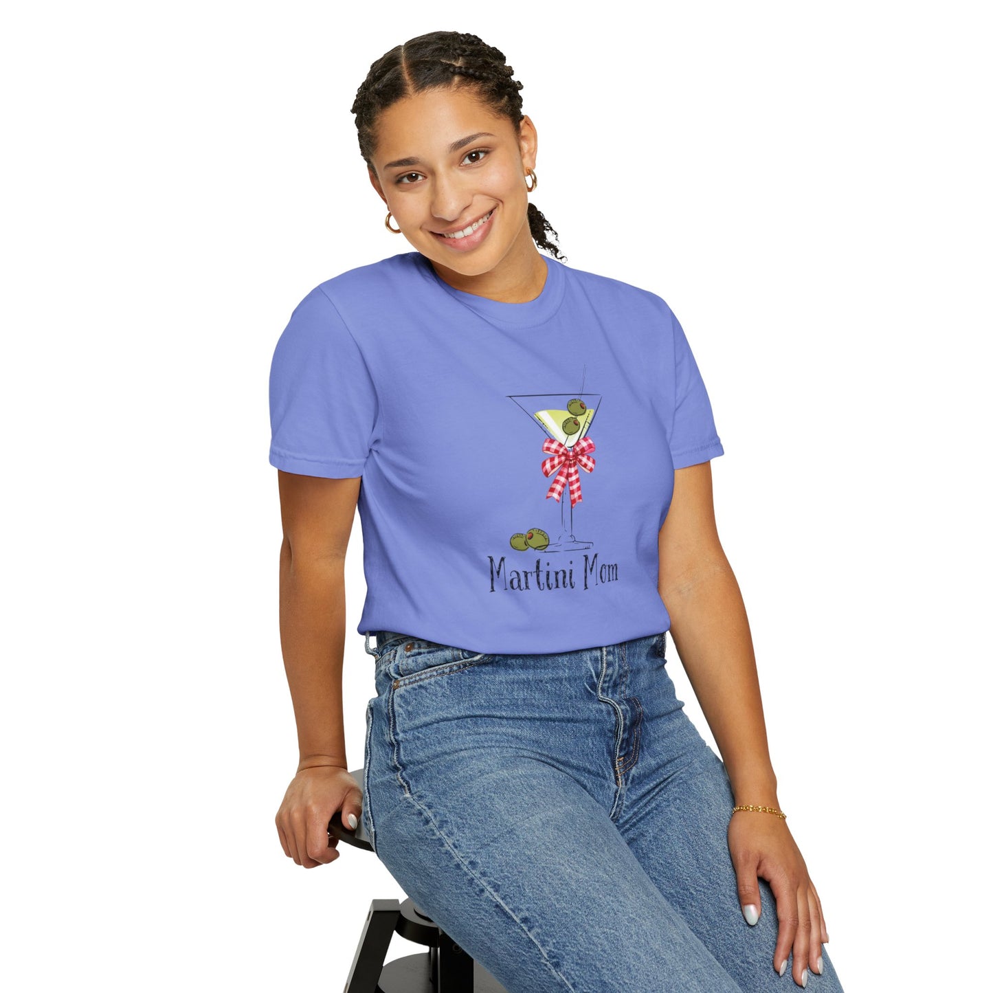 Martini Mom, Unisex Garment-Dyed T-shirt