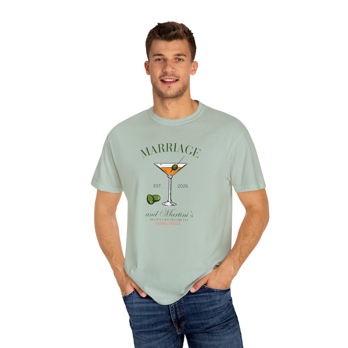 Marriage and Martini Bride to Be T- Shirt
