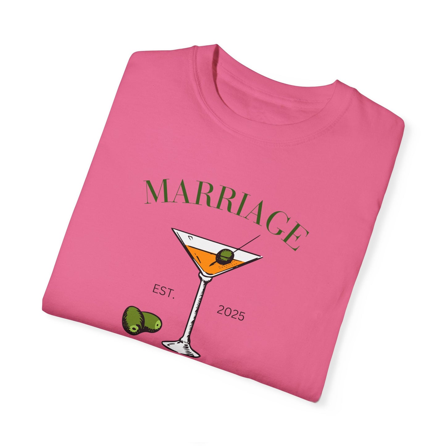 Marriage and Martini Bride to Be T- Shirt