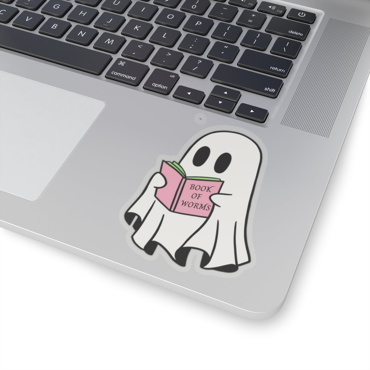 Ghost Book Boo, Kiss-Cut Stickers
