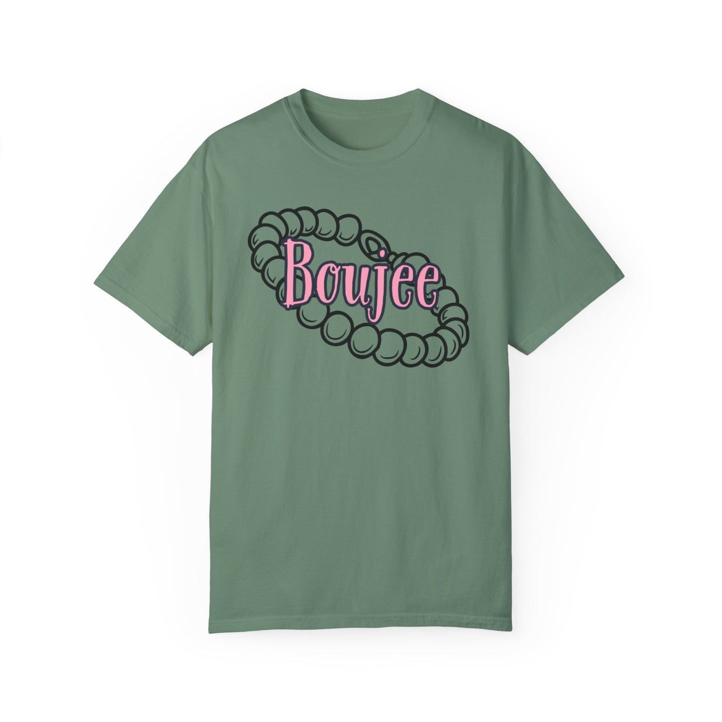 Boujee Pearls, Unisex Garment-Dyed T-shirt