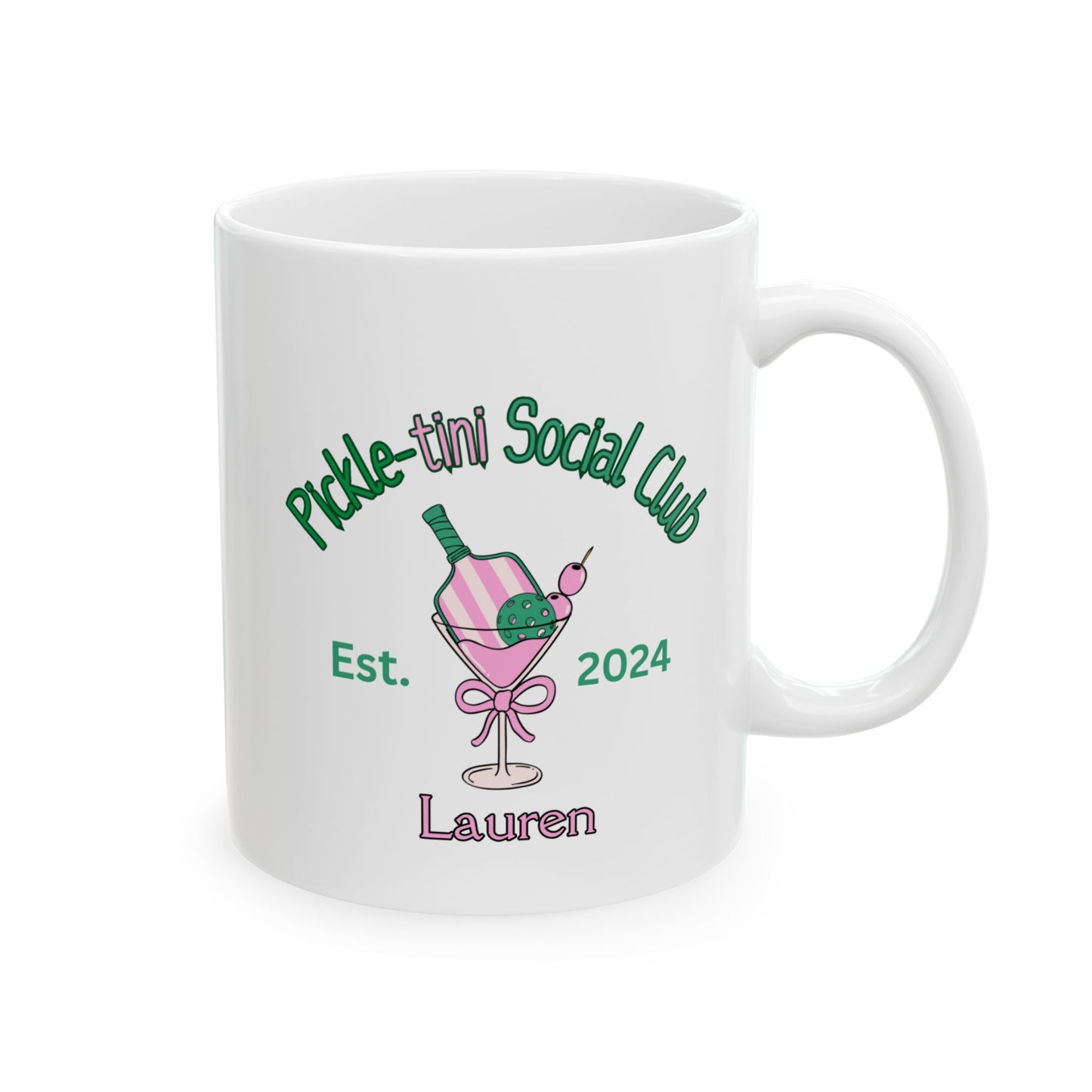 Pickleball, Mr. &Mrs. Ceramic Mug,