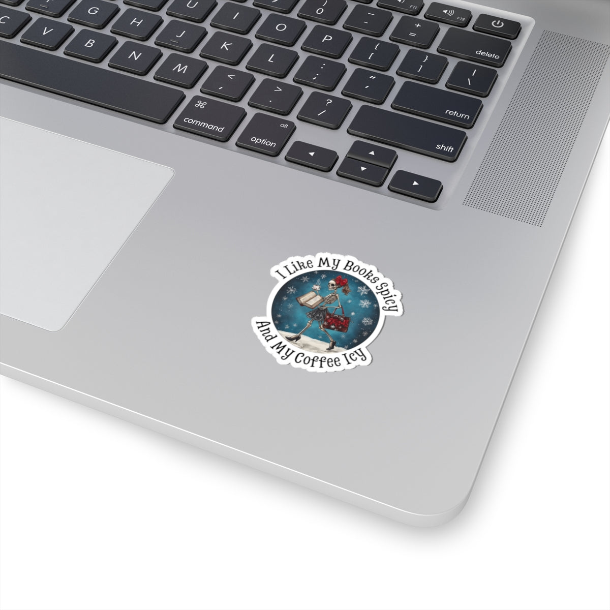 Books Spicey Coffee Icy Kiss-Cut Stickers
