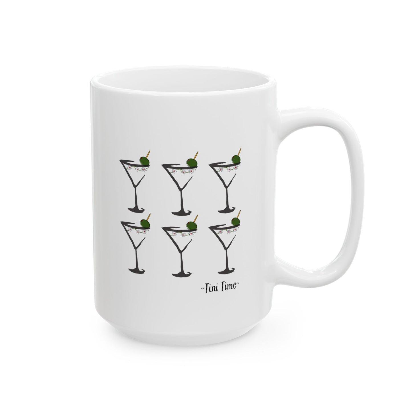 Martini time Ceramic Mug,