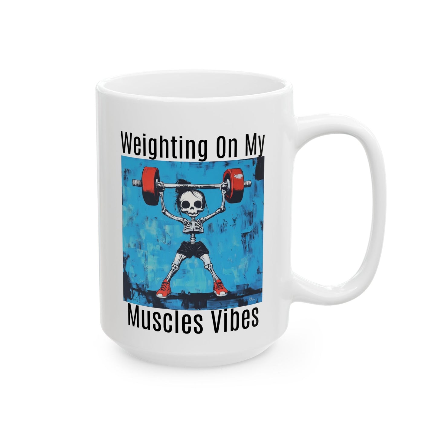 Weighting Vibes Collection, 15 oz. Mug,