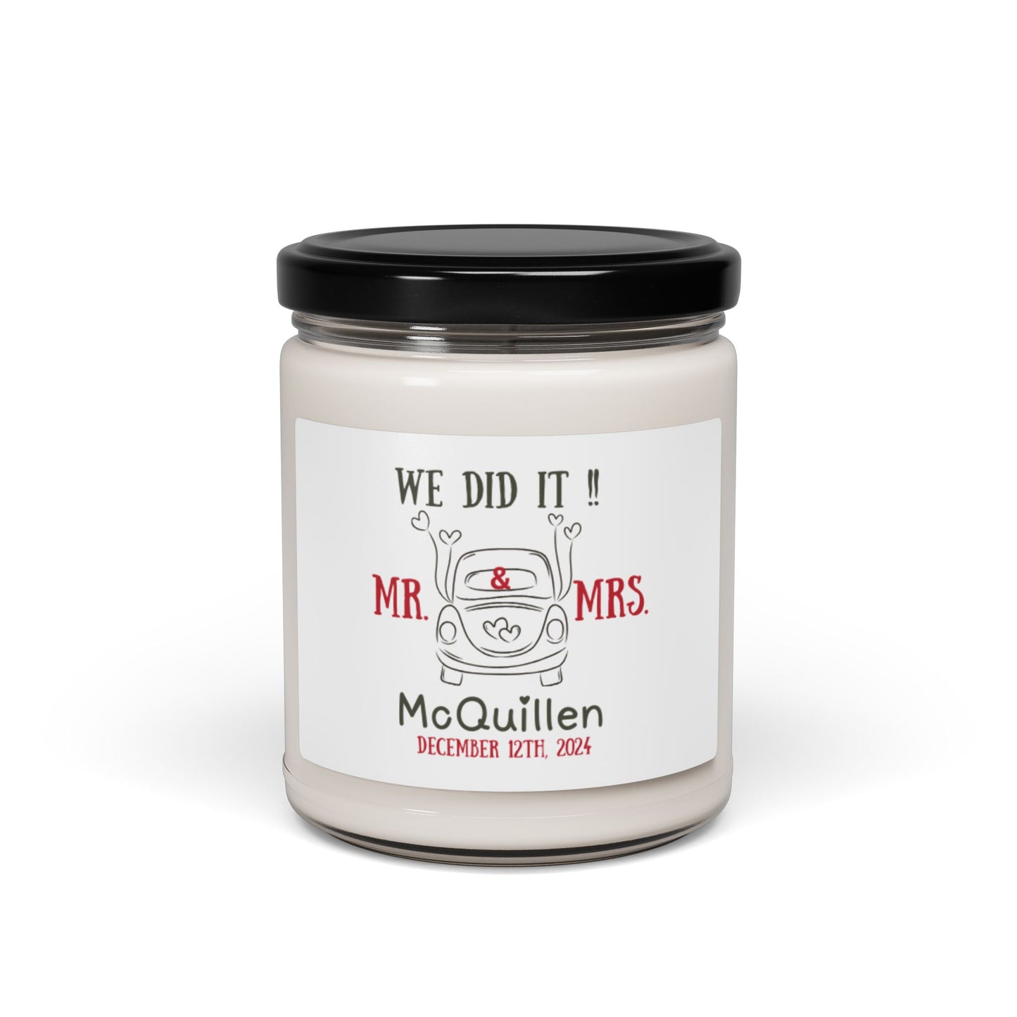 Copy of Mr. & Mrs Wedding Soy Candle, 9oz