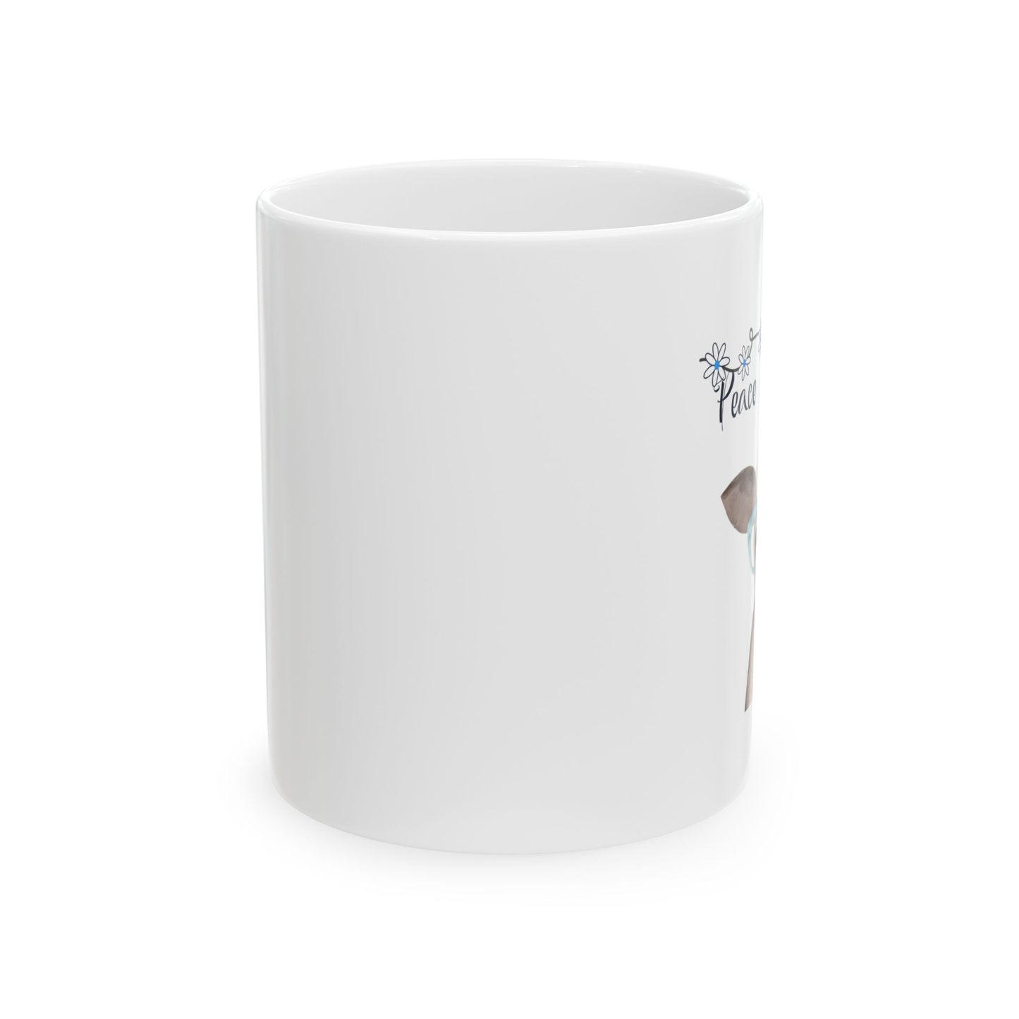 Peace and Love Collection, Pigs, 15 oz. Mug,