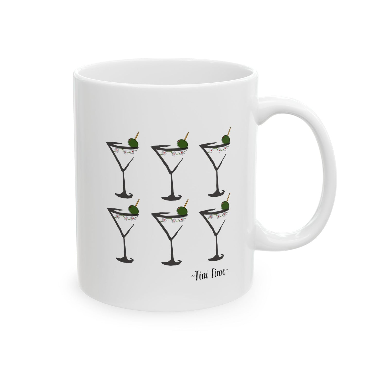 Martini time Ceramic Mug,