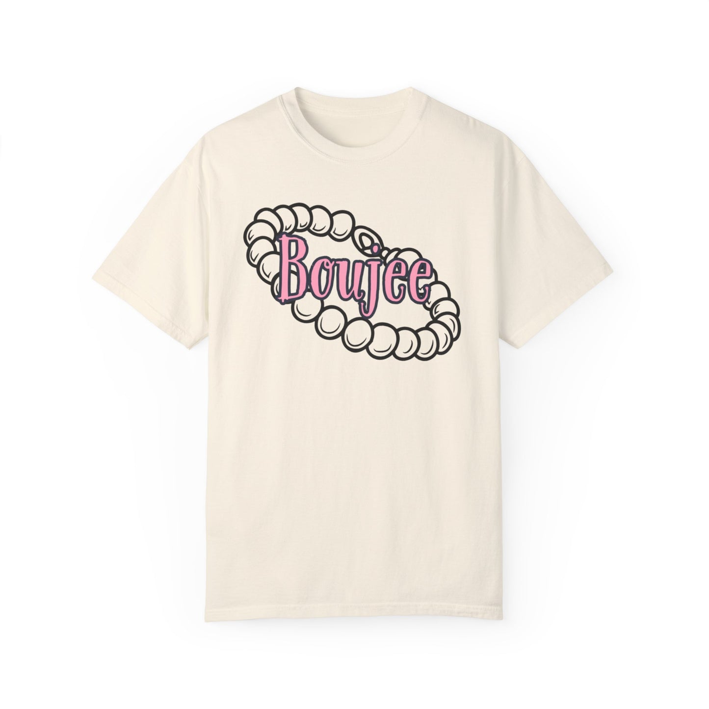 Boujee Pearls, Unisex Garment-Dyed T-shirt