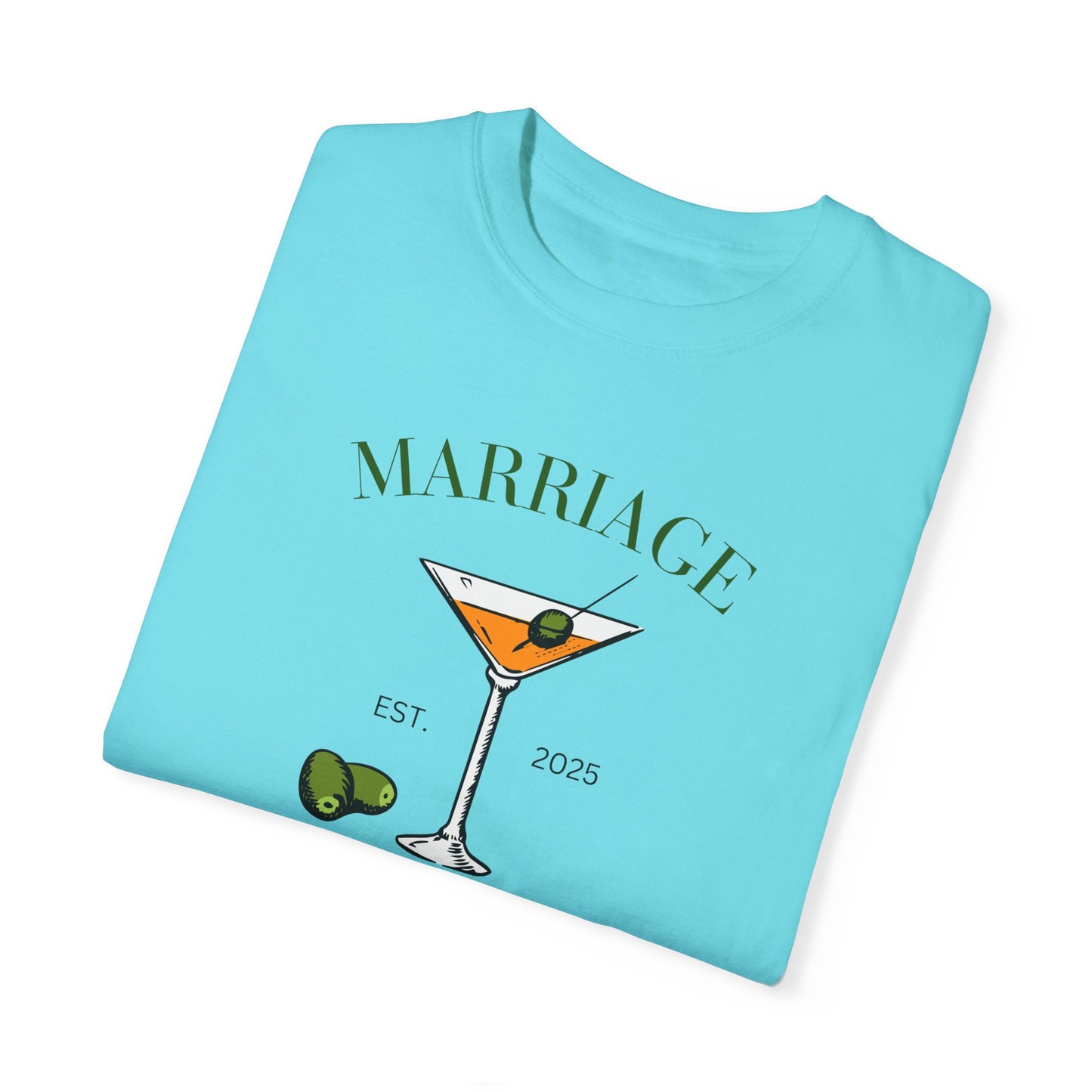 Marriage and Martini Bride to Be T- Shirt