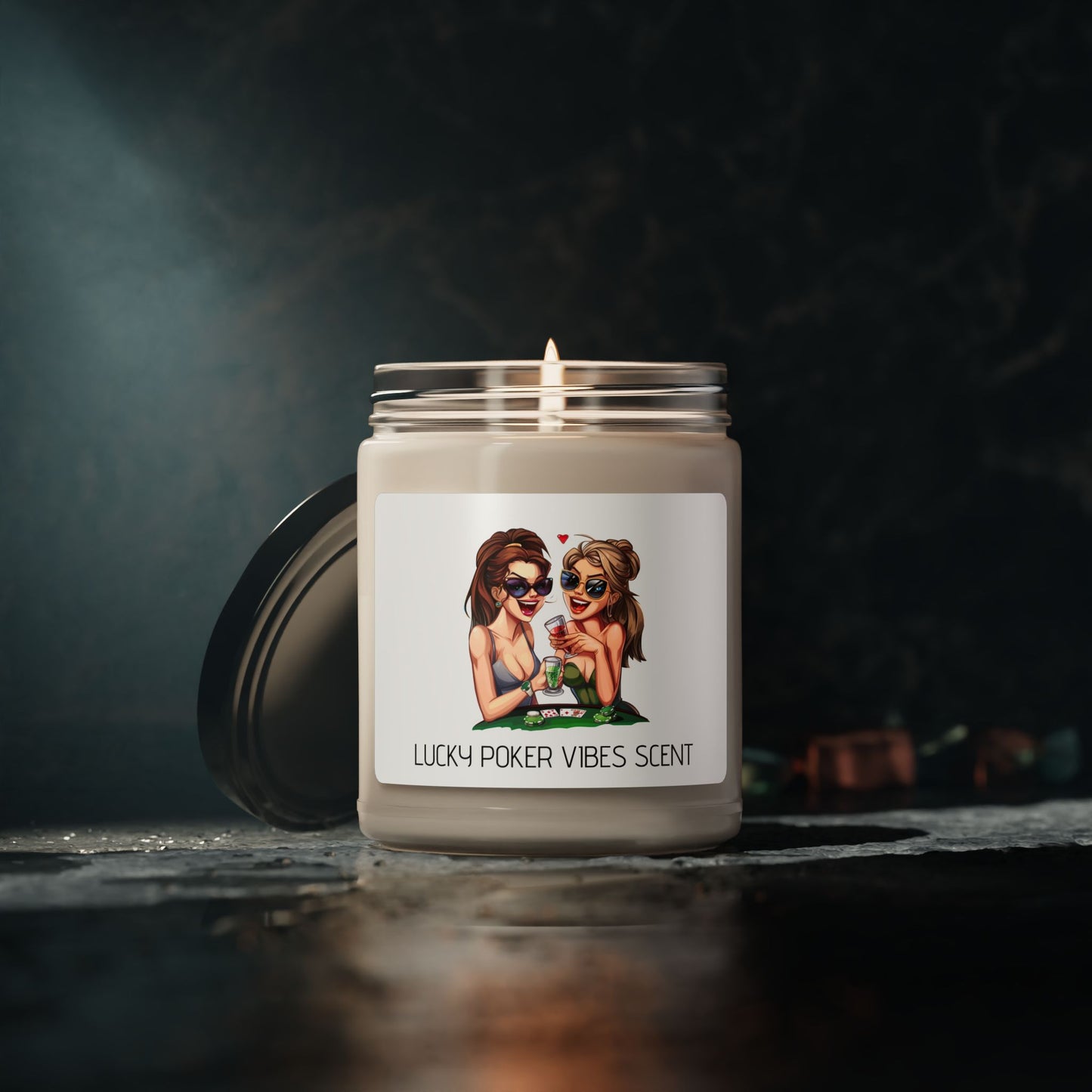 Lucky Poker Vibes Soy Candle, 9oz