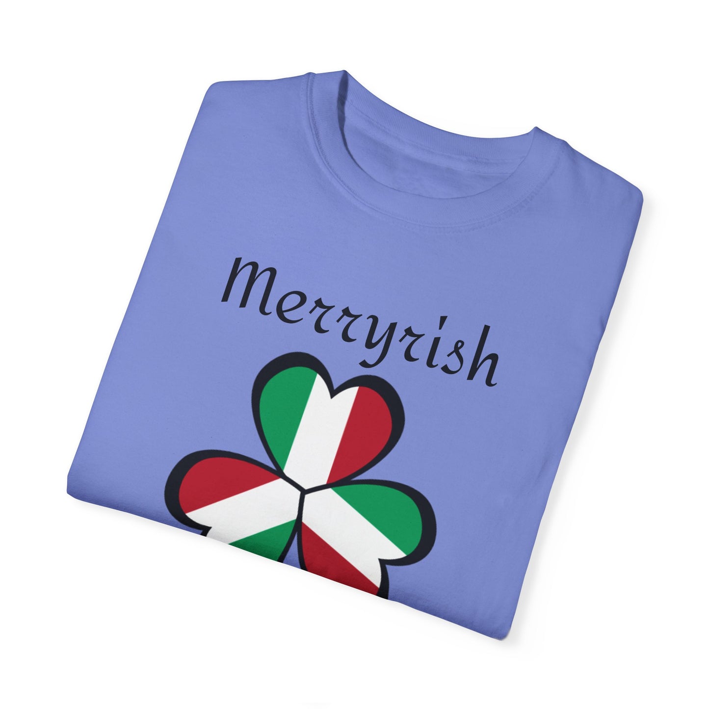 Merryirish Christmas, Unisex Garment-Dyed T-shirt