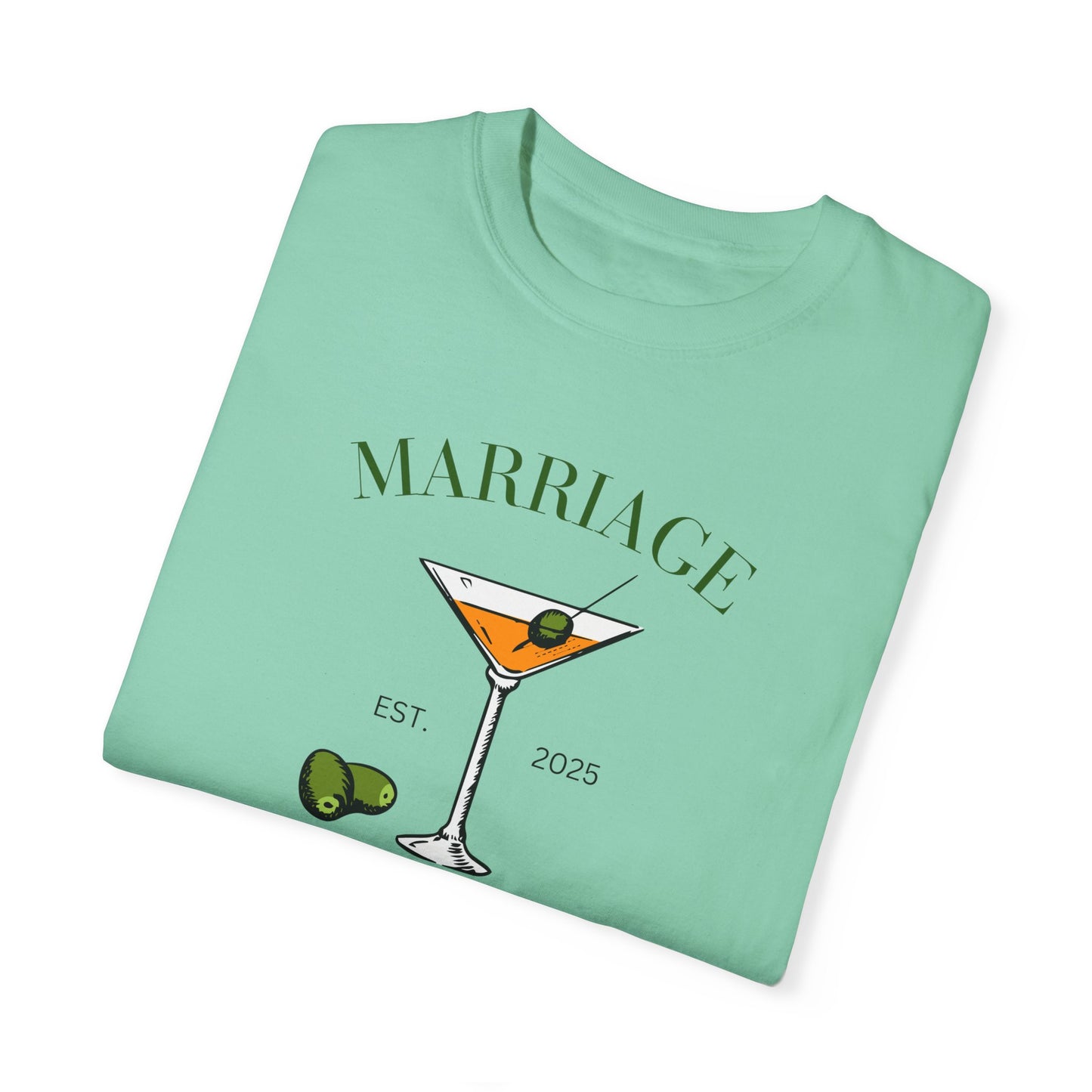 Marriage and Martini Bride to Be T- Shirt