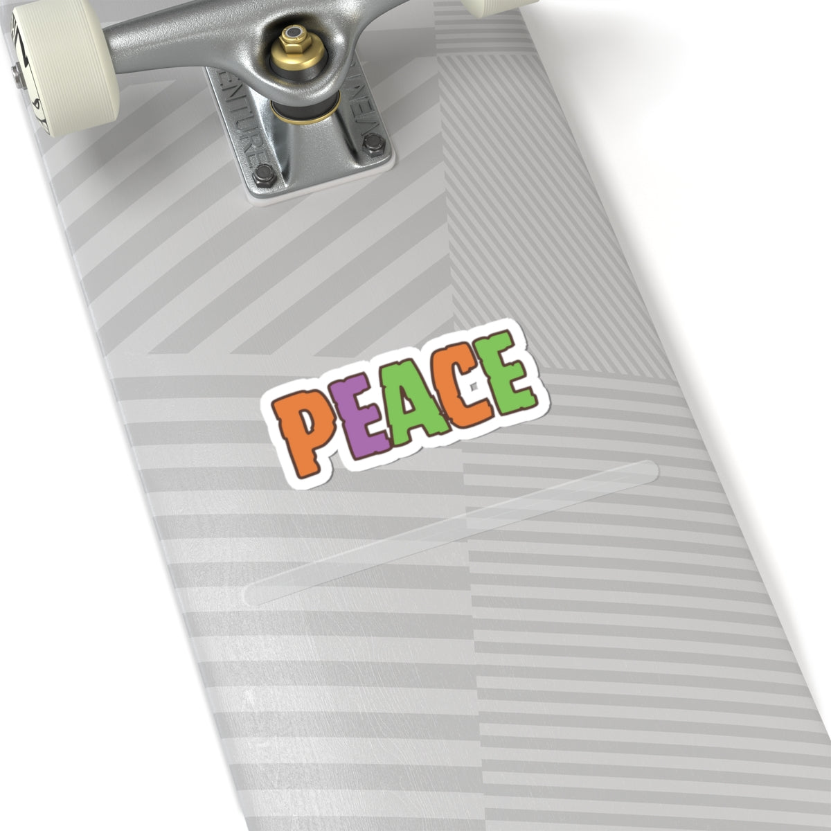 Girl who loves Peace-Cut Stickers