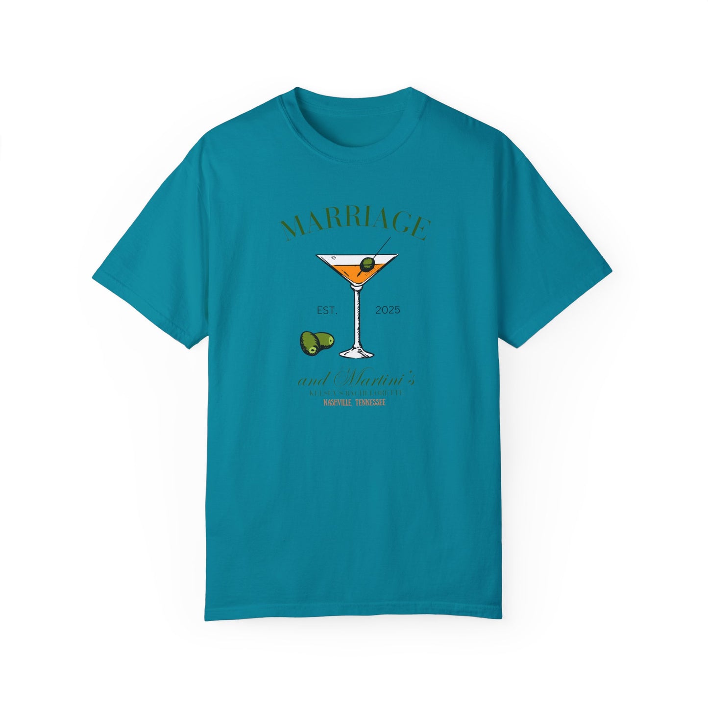 Marriage and Martini Bride to Be T- Shirt