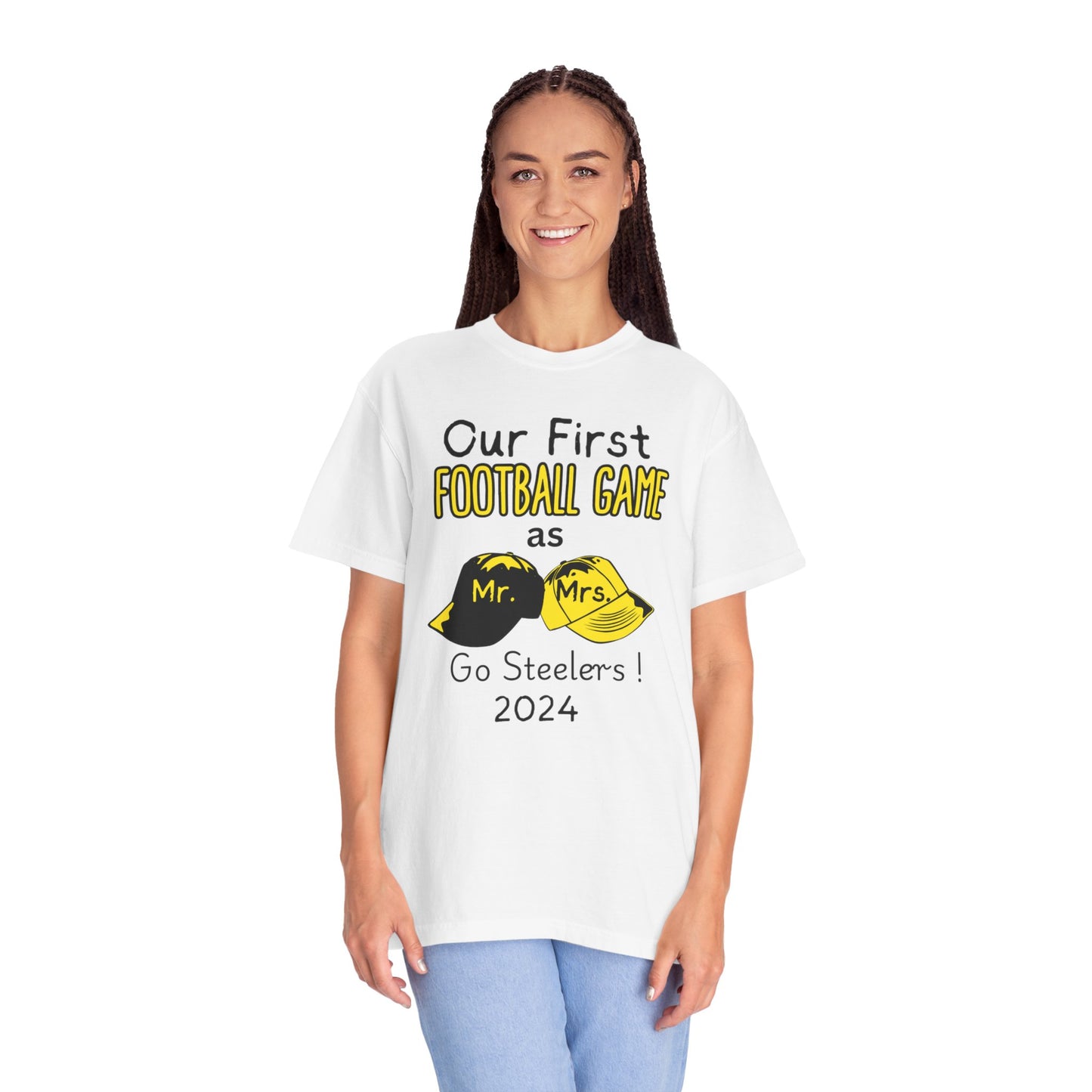 Our First Football Game, Steeler T- Shirt