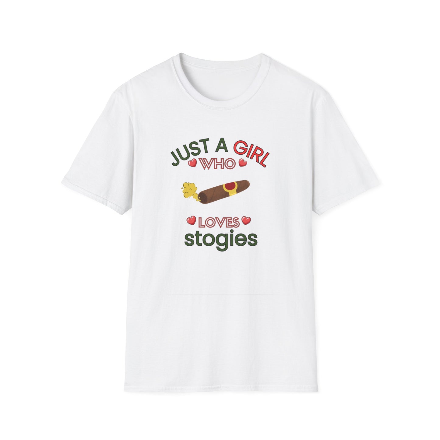Just a Girl who loves Cigars, Unisex Softstyle T-Shirt