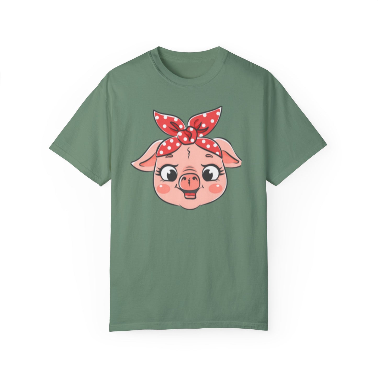 Cute Momma Pig, Unisex Garment-Dyed T-shirt
