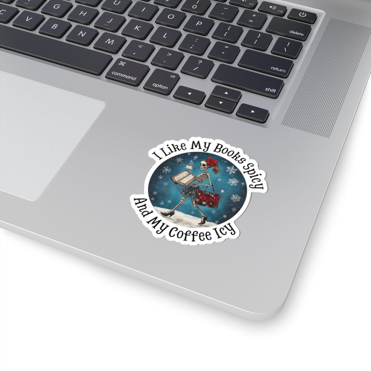 Books Spicey Coffee Icy Kiss-Cut Stickers